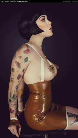 Image #25418 (fetish): latex, tattoo