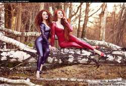 Image #85982 (fetish): latex, redhead