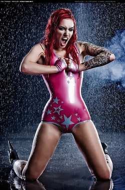 Image #21668 (fetish): cervena fox, latex, wet