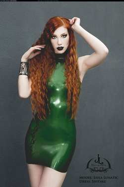 Image #92409 (fetish): latex, redhead