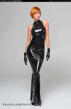Image #115898 (fetish): latex, redhead