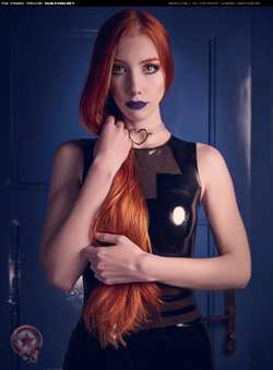 Image #137500 (fetish): latex, redhead