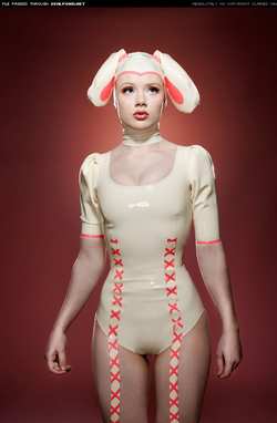 Image #15598 (fetish): bunny, latex, mosh