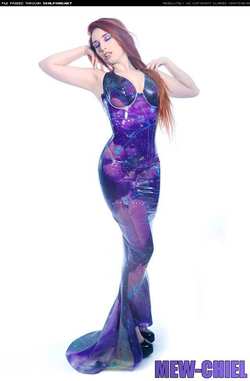 Image #86300 (fetish): latex, redhead