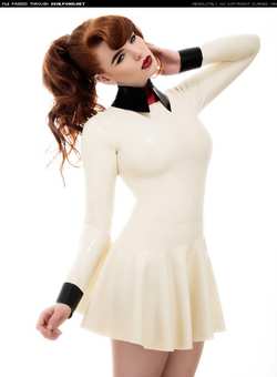 Image #134517 (fetish): latex, redhead