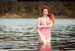 Image #77043 (fetish): latex, redhead