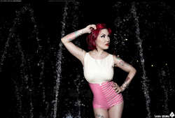 Image #41520 (fetish): latex, redhead