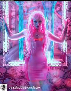 Image #158954 (fetish): latex, pink