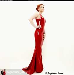 Image #161865 (fetish): latex, redhead
