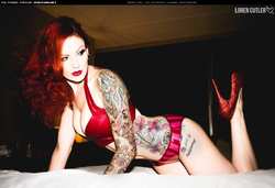 Image #110119 (fetish): latex, redhead