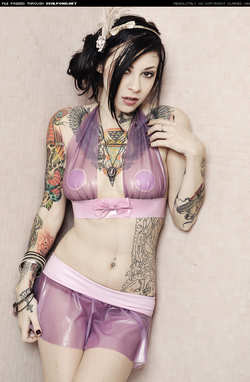 Image #10314 (fetish): latex, tattoo