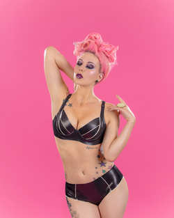 Image #284128 (fetish): latex, pink