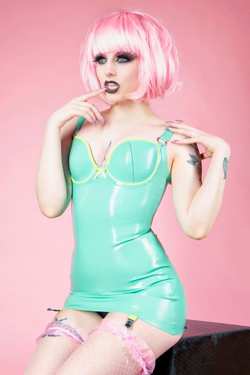 Image #256010 (fetish): latex, pink