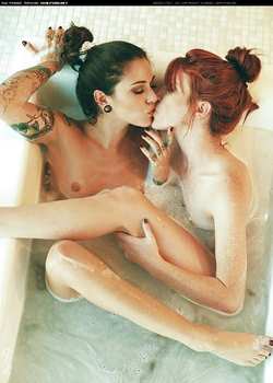 Image #142660 (titties): lez, nude, redhead, tits, wet
