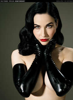 Image #44692 (fetish): dita von teese, latex