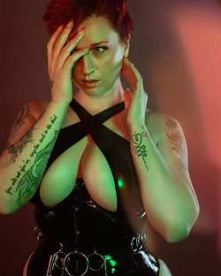 Image #255231 (fetish): latex, redhead