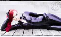 Image #120599 (fetish): latex, redhead