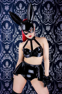 Image #277575 (fetish): bunny, latex, mask