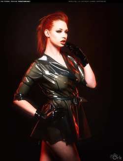 Image #150147 (fetish): latex, redhead