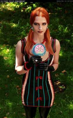 Image #92141 (fetish): latex, redhead