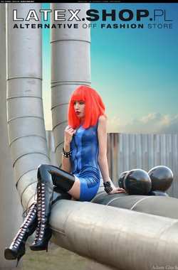 Image #93818 (fetish): latex, redhead