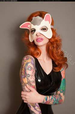 Image #62828 (fetish): latex, redhead, vanessa lake