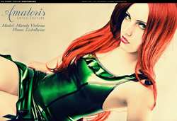 Image #53630 (fetish): latex, redhead