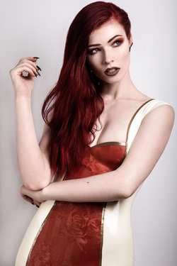 Image #218794 (fetish): latex, redhead