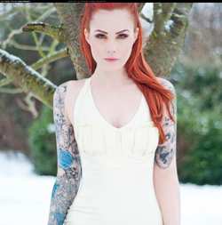 Image #61690 (fetish): latex, redhead
