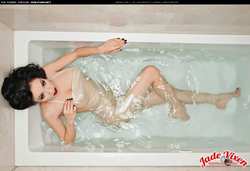 Image #68174 (fetish): jade vixen, latex, wet