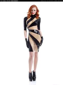 Image #104759 (fetish): latex, redhead