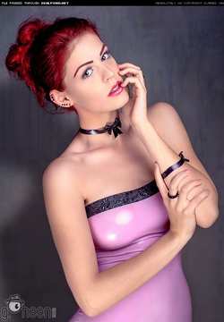 Image #49745 (fetish): latex, redhead