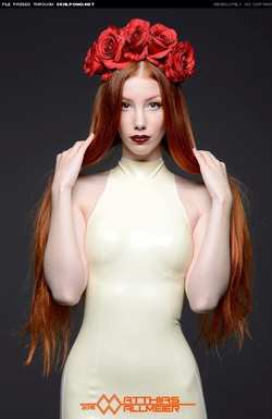 Image #118820 (fetish): latex, redhead