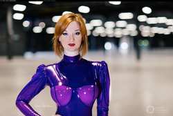 Image #125166 (fetish): latex, redhead