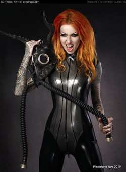 Image #131129 (fetish): latex, redhead