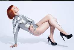 Image #145191 (fetish): latex, redhead