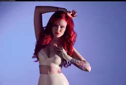 Image #118354 (fetish): latex, redhead