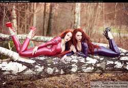 Image #85759 (fetish): latex, redhead