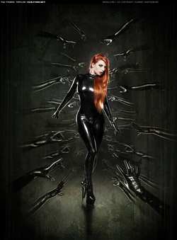 Image #114029 (fetish): latex, redhead