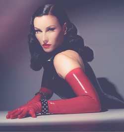 Image #193449 (fetish): dita von teese, latex