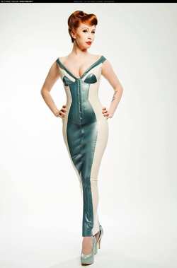 Image #94226 (fetish): latex, redhead